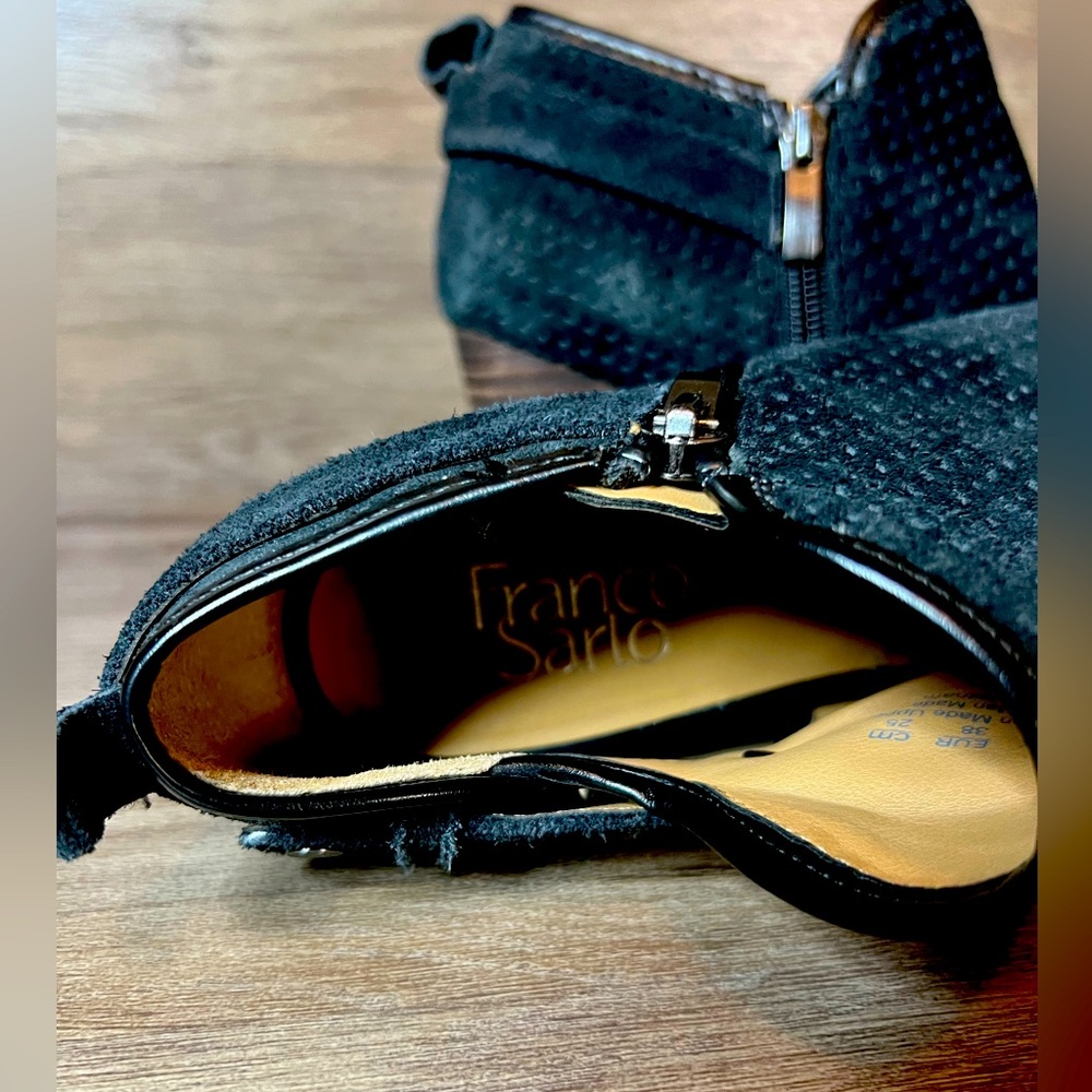 Franco Sarto Black Booties